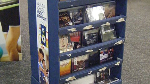 Best Buy 'Back to School Music Blowout' Floorstand