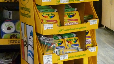 Crayola School-Bus Floorstand