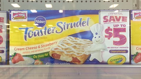 Pillsbury Toaster Strudel Crayola Packaging