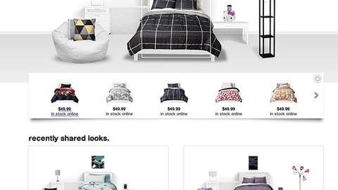Target.com 'College uStyler' Page