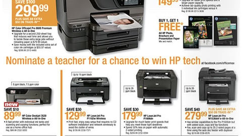 OfficeMax Old Navy 'Back to School' Feature
