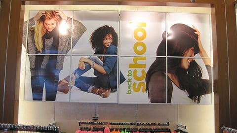 JCPenney 'Back to School' Sign