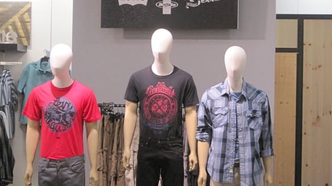 JCPenney 'Shop for Jeans' Wall Sign