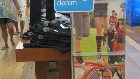 Macy's Mstylelab 'We Like Denim' Stanchion