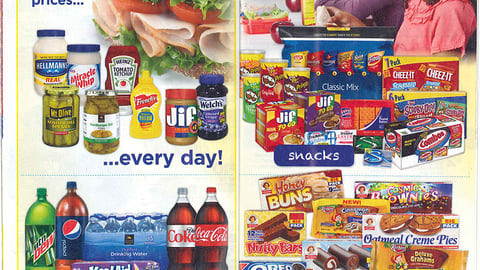 Dollar General 'Grab Lunch' Catalog Feature
