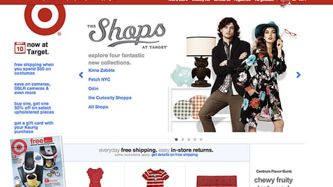 Target 'The Shops' Carousel Ad