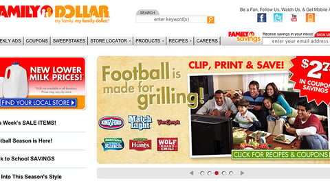 Family Dollar 'Made for Grilling' Carousel Ad