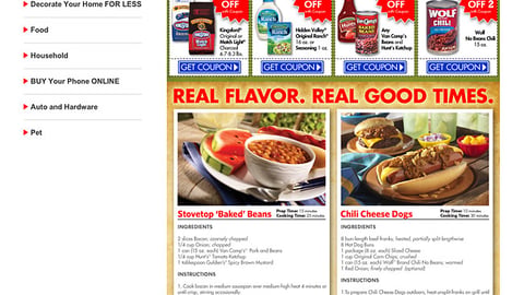 Family Dollar 'Made for Grilling' Webpage