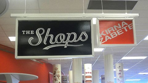 Target 'Kirna Zabete' Ceiling Sign