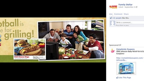 Family Dollar 'Made for Grilling' Facebook Update