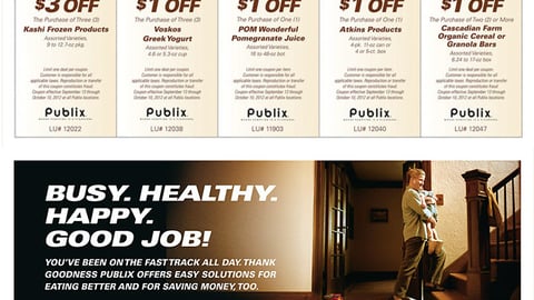 Publix 'Good To Go' Coupon Page