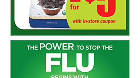 H-E-B 'Stop the Flu' Circular Ad