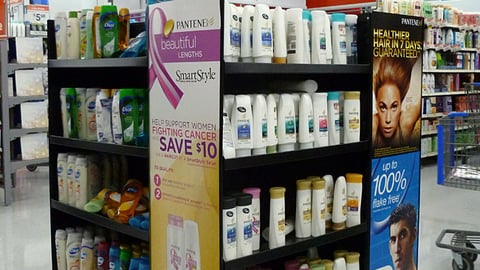 Pantene Walmart SmartStyle Incentive Pallet Sign