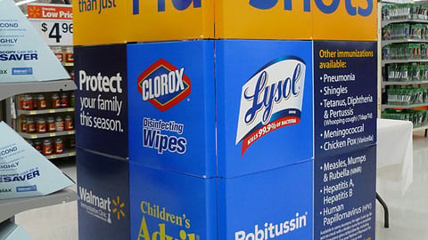 Walmart 'Flu Shots' Staging Area