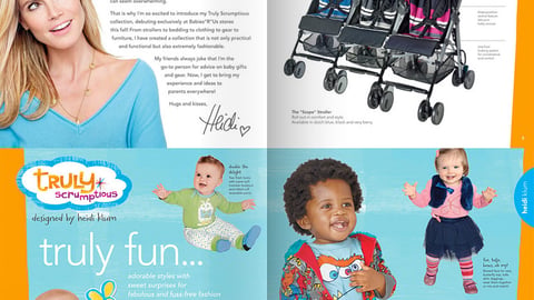 Babies "R" Us 'Truly Scrumptious' Catalog Feature