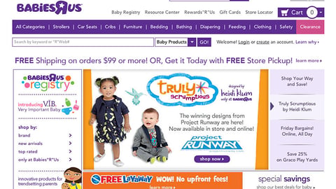 Babies "R" Us 'Truly Scrumptious' Carousel Ad