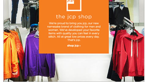 JCPenney 'jcp Shop' Email