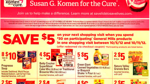 A&P General Mills 'Save Lids' Feature