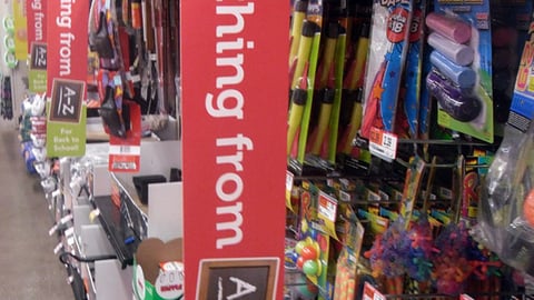 Acme 'Everything from A-Z' Aisle Violator