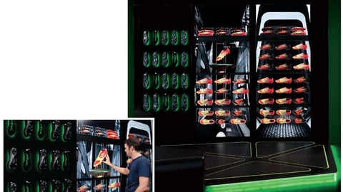 Adidas Virtual Footwear Wall