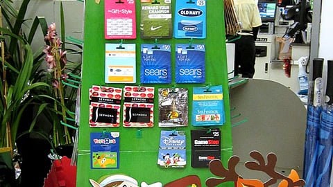 Albertsons Holiday Gift Card Display