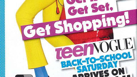 'Teen Vogue' 'Back-to-School Saturday' Ad