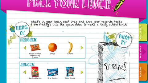 Fred Meyer 'Back-to-School Challenge' Landing Page