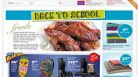 Fred Meyer 'Back-to-School Challenge' Display Ad