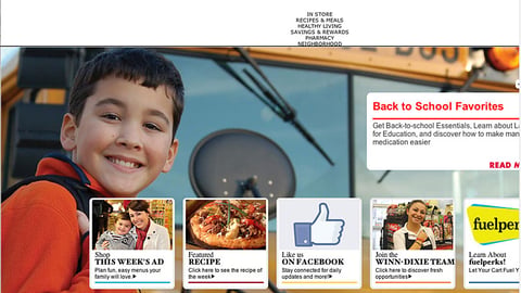 Winn Dixie Back-to-School Carousel Ad