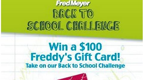Fred Meyer 'Back-to-School Challenge' Facebook Update