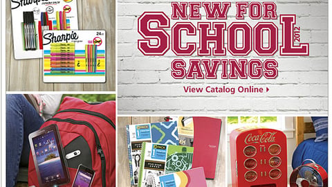 BJ's 'New for School Savings' Email
