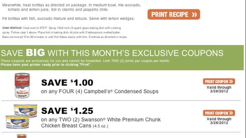 Publix 'Best Meals' Email