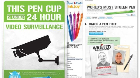 Paper Mate InkJoy Social Media Campaign