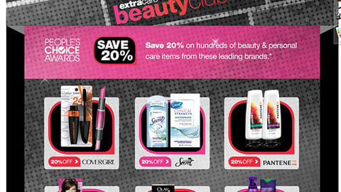 CVS P&G 'People's Choice' Promo Page