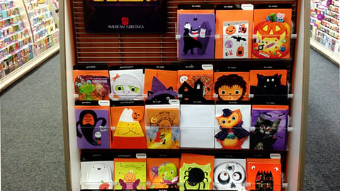 American Greetings CVS Halloween Endcap