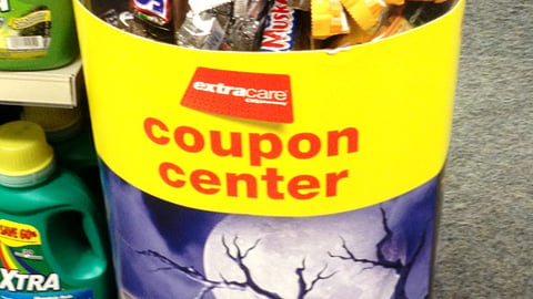 Mars CVS 'Coupon Center' Dump Bin