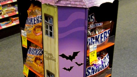 Snickers CVS 'Save Here If You Dare' Floorstand