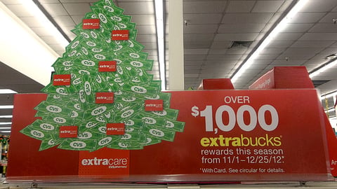 CVS 'Over $1,000 ExtraBucks' Endcap Header