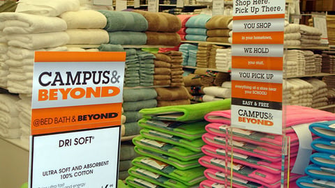 Bed Bath & Beyond 'Campus & Beyond' Signs