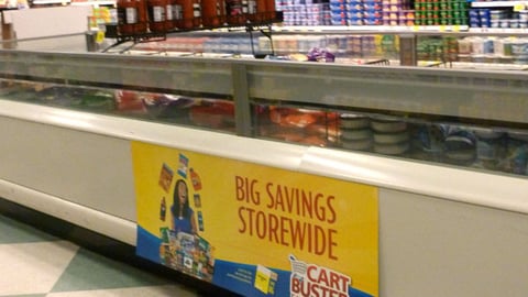 Kroger 'Cart Buster' Banner