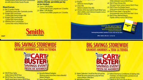 Smith's 'Cart Buster' In-Store Handout