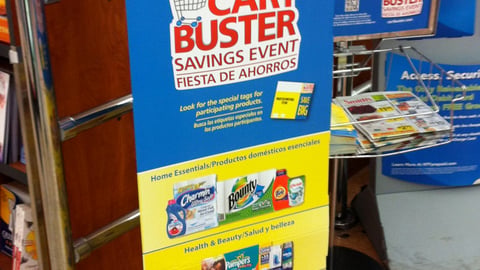 Kroger 'Cart Buster' Standee
