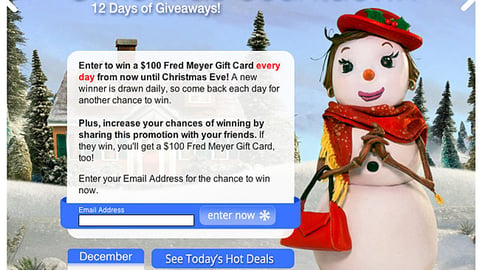 Fred Meyer 'Christmas Countdown' Facebook Page