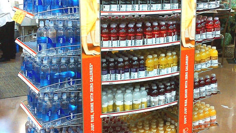 Vitaminwater 'Get Active Now' Kroger Display