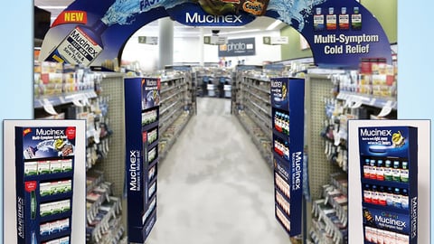 Mucinex Arch Walgreens Displays