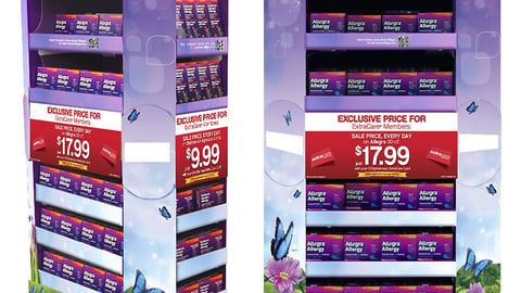 Allegra CVS Spring Floor Display