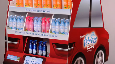 Febreze Walmart Car Pallet