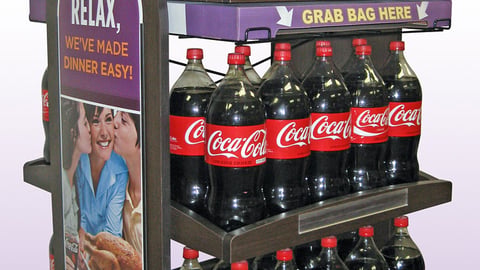 Coca-Cola Kroger Meal Solution Deli Rack