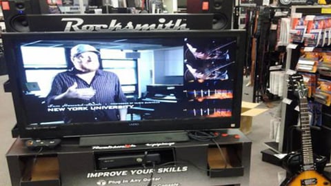Ubisoft Rocksmith Guitar Center Display