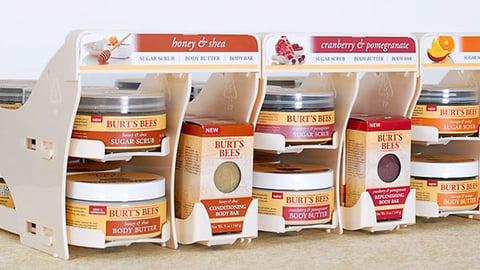 Burt's Bees Scrub Merchandiser
